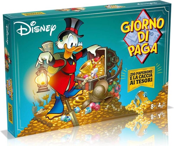 Gioco Giorno di Paga Versione Zio Paperone Gioco di Societa da Tavolo Disney