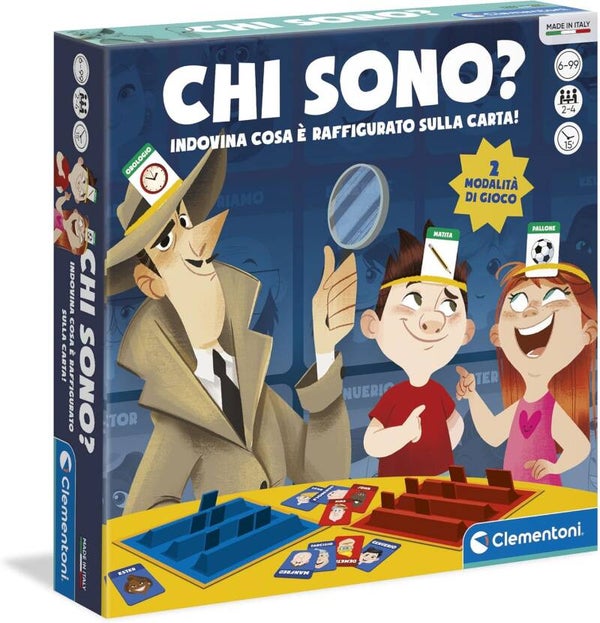 Gioco Chi Sono? Gioco di Societa Gioco da Tavolo Gioco Investigativo Clementoni