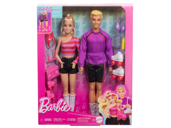 Barbie e Ken Fashionistas 65 Anniversario Bambole Giocattolo con Accessori