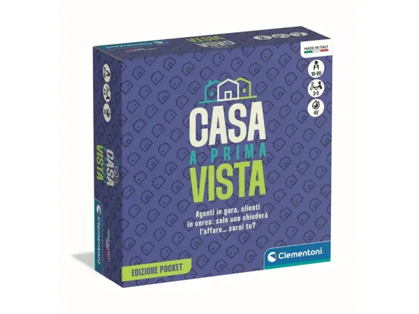 Gioco Casa a Prima Vista Edizione Pocket Gioco Ufficiale da Tavolo e Societa