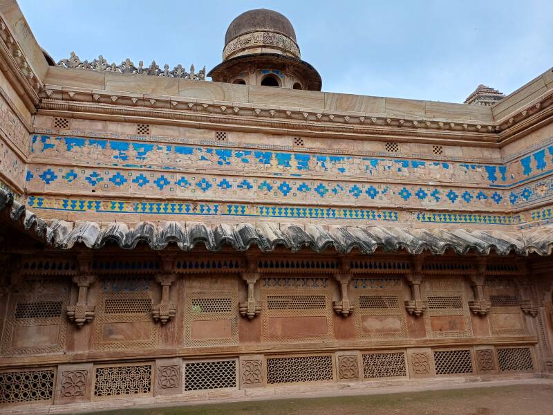 Citadelle de Gwalior. Palais de Man Singh