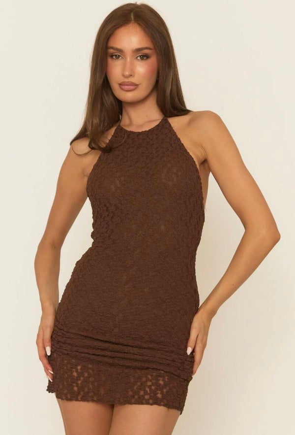 Tie Back Mini Dress