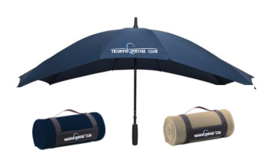 Paraplu en plaids vanaf € 30,-