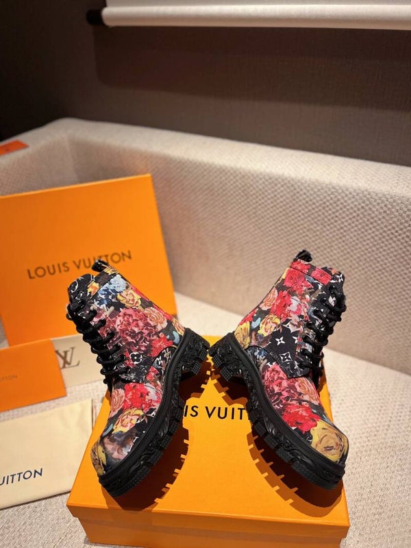 Louis Vuitton boots customised