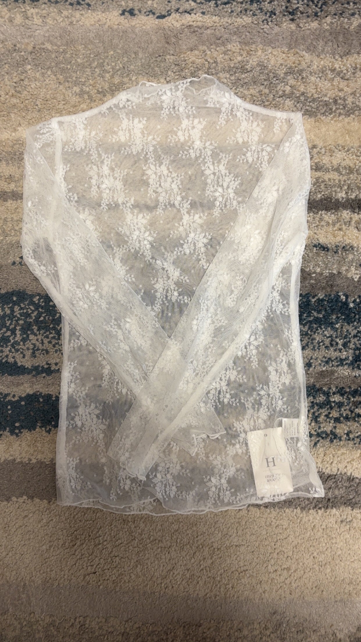 Hidden Brand Lace Layering Long Sleeve