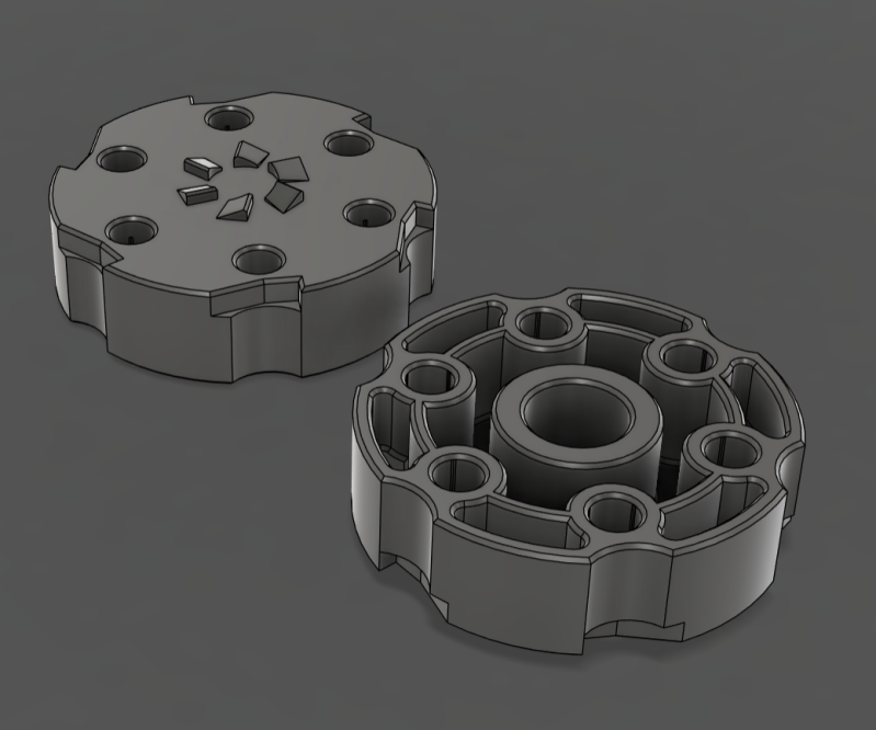 Vintage ilmapistoolin panosrulla