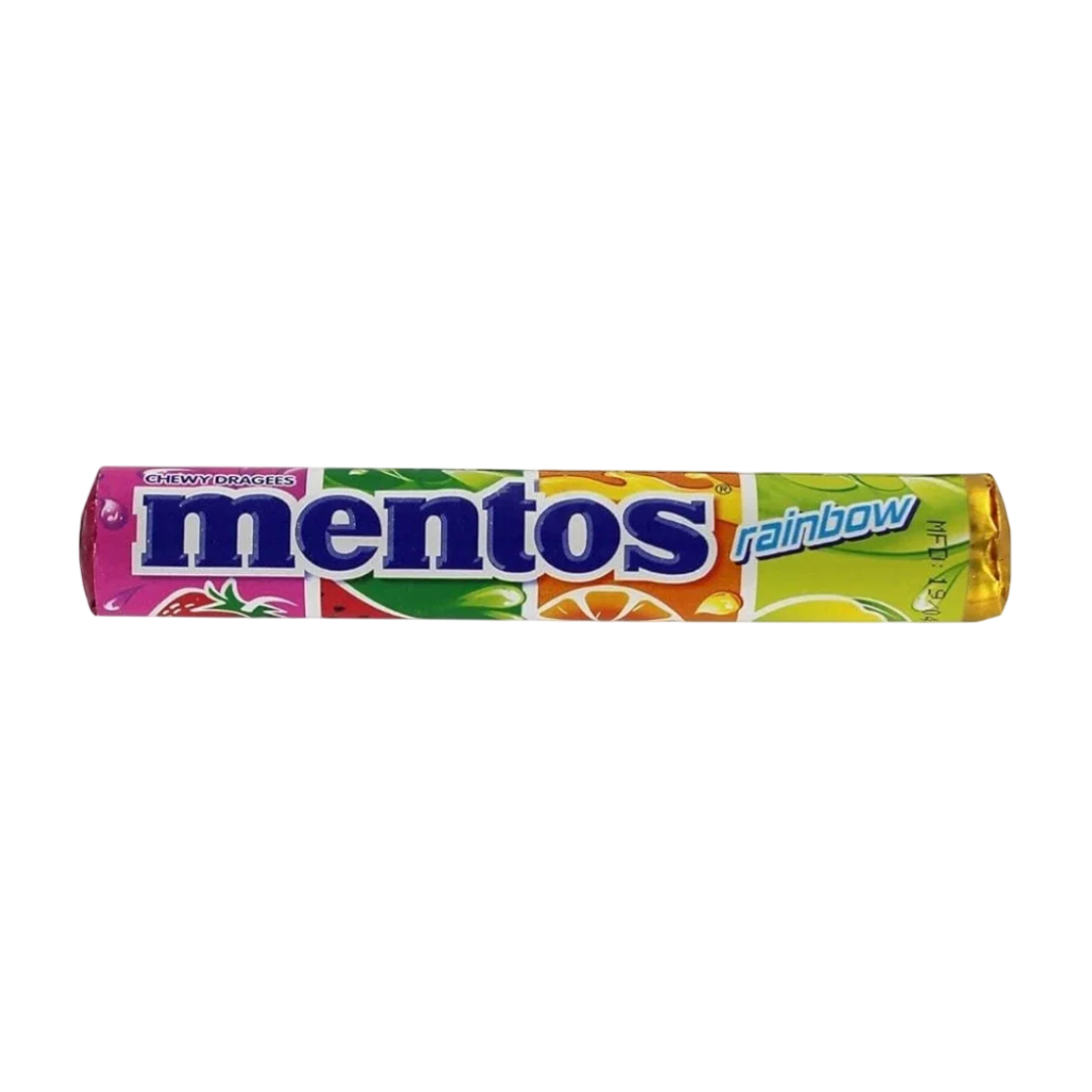 Mentos rainbow 29gr doos 14 rollen