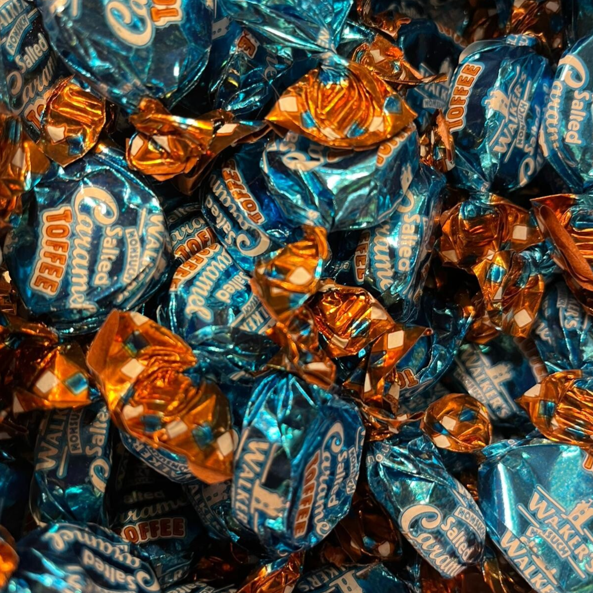 Walker eclairs karamel zeezout toffee 200 gram