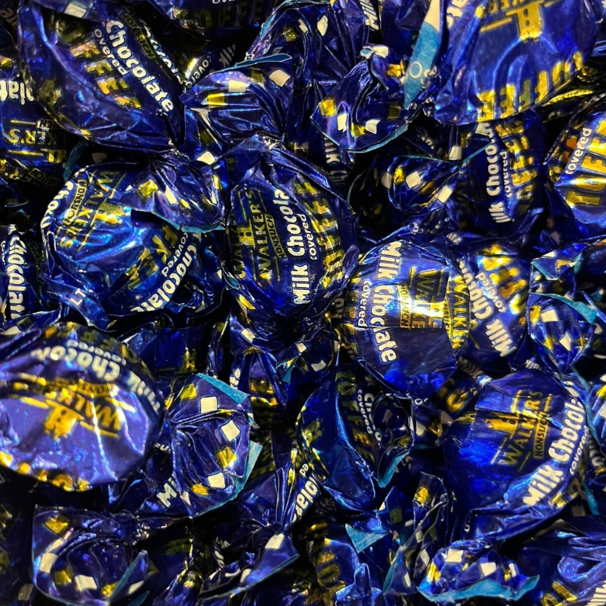 Walker eclairs melk chocolade toffee 200 gram