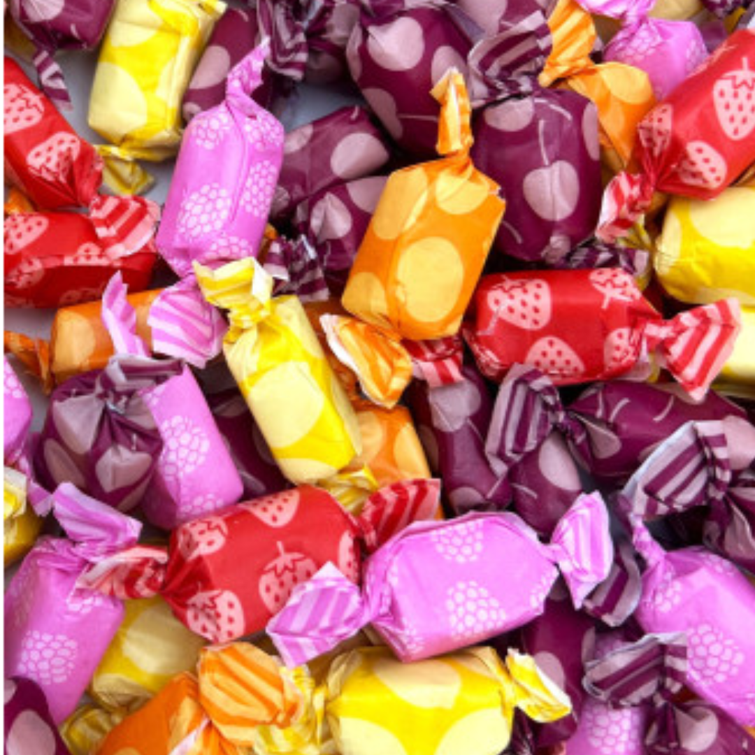 Candyman Frisse Fruit Toffees 200 gram