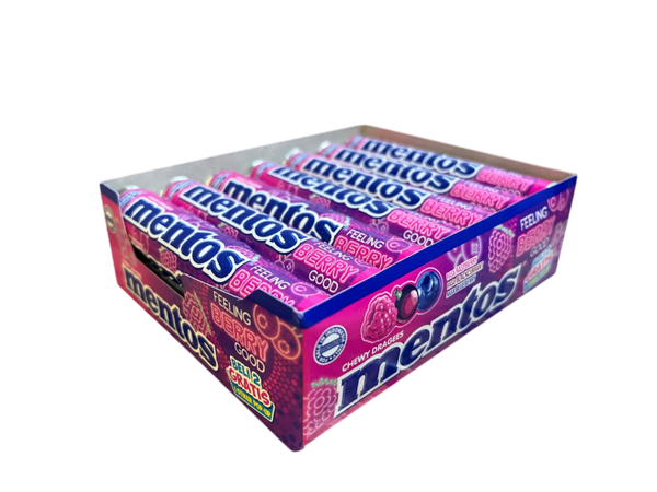 Mentos berry 29 gr doos 14 stuks