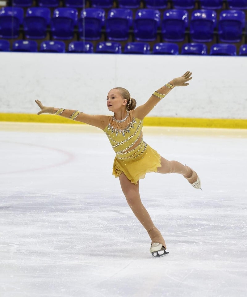 designer figure skating competition dresses L.A. designer Lisa McKinnon creates U.S. figure skating dresses