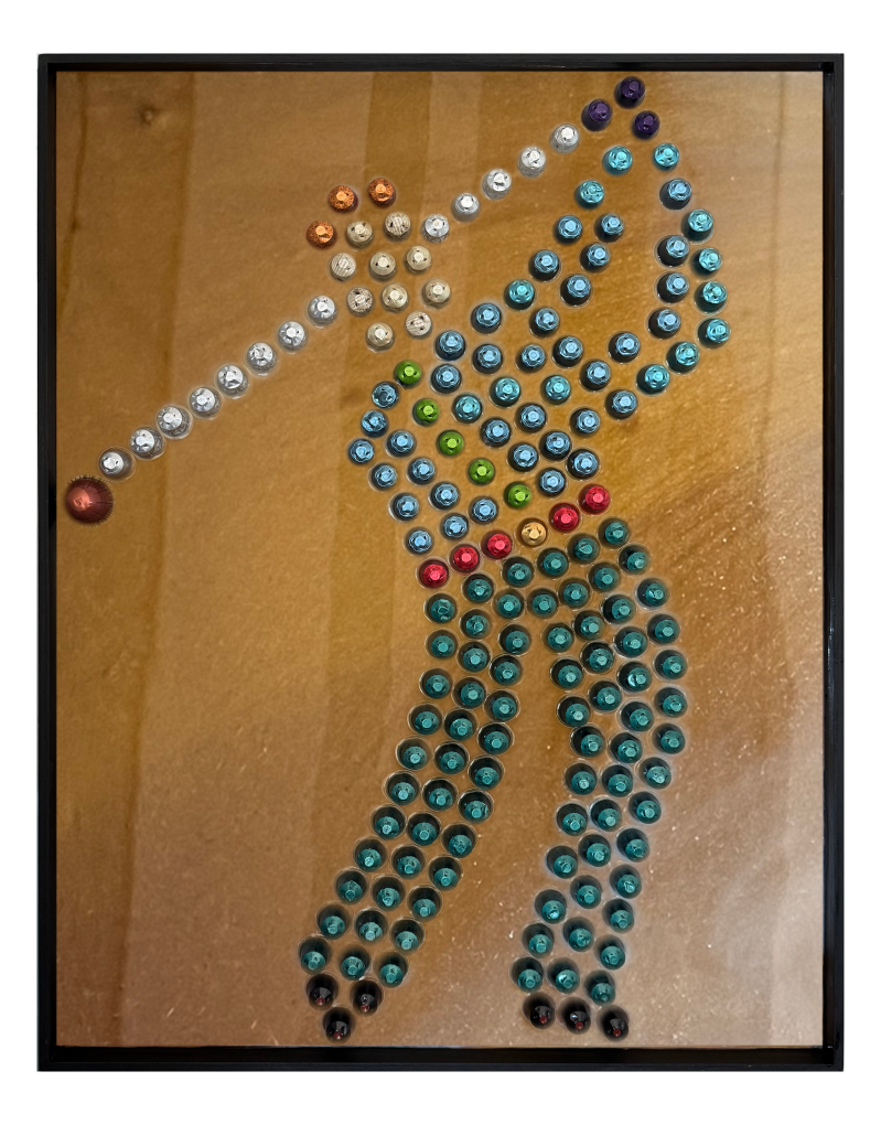 NespressoArt CoffeeCapsuleArt,UpcycledArt,SustainableArt