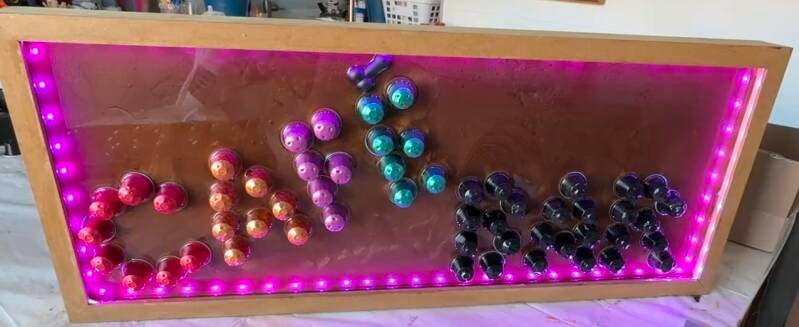 FlowersArt with Nespresso coffee capsules, Creativerecycling