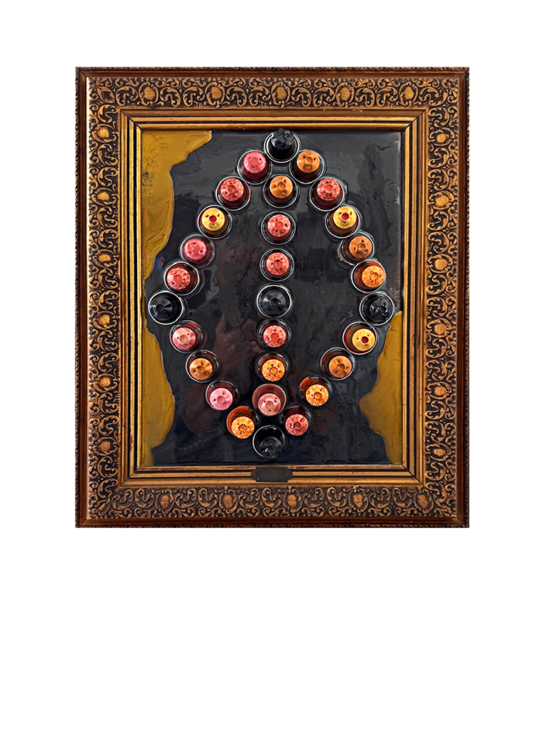 NespressoArt CoffeeCapsuleArt,UpcycledArt,SustainableArt