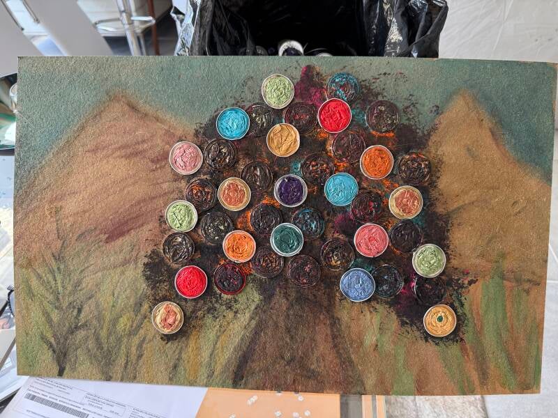 NespressoArt CoffeeCapsuleArt,UpcycledArt,SustainableArt