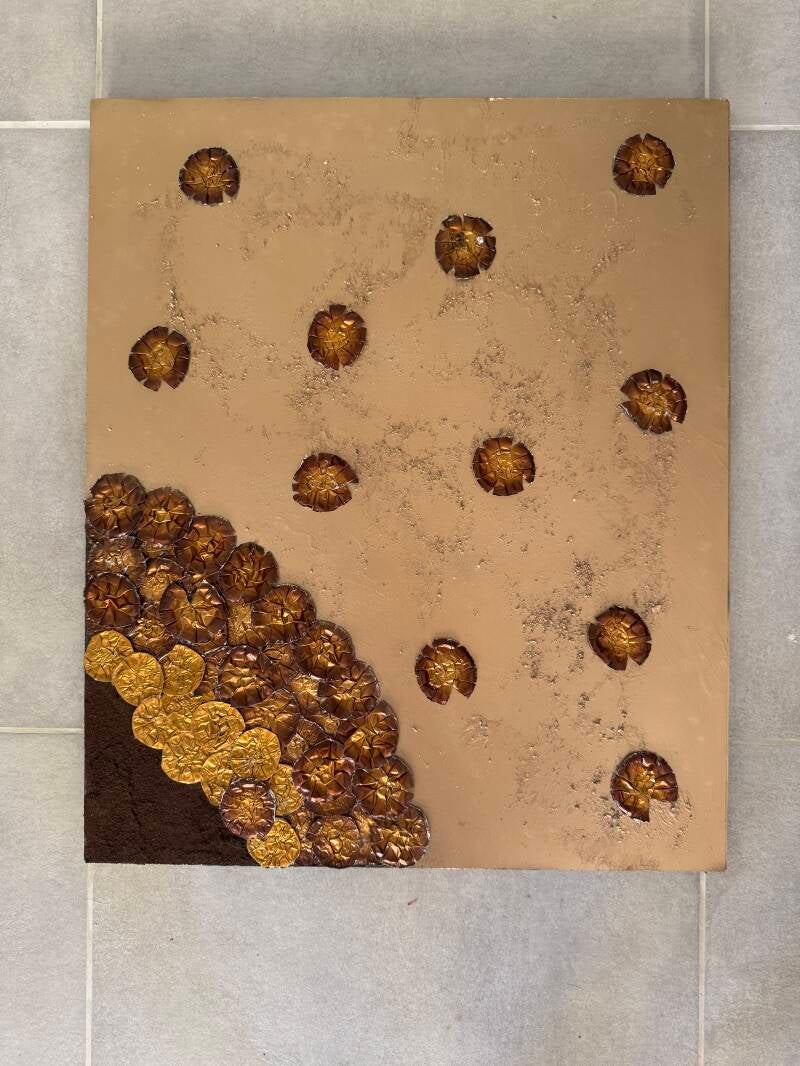 NespressoArt CoffeeCapsuleArt,UpcycledArt,SustainableArt