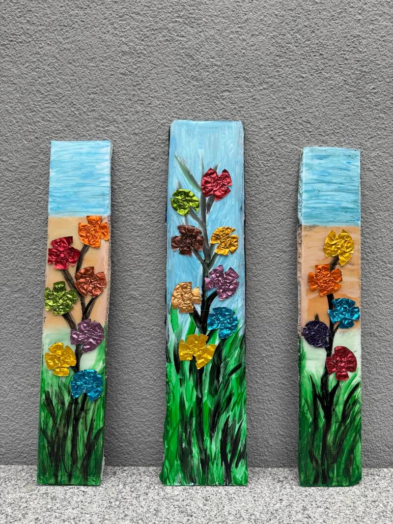 FlowersArt with Nespresso coffee capsules, Creativerecycling