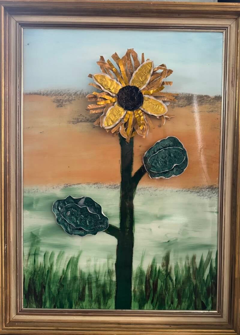 FlowersArt with Nespresso coffee capsules, Creativerecycling