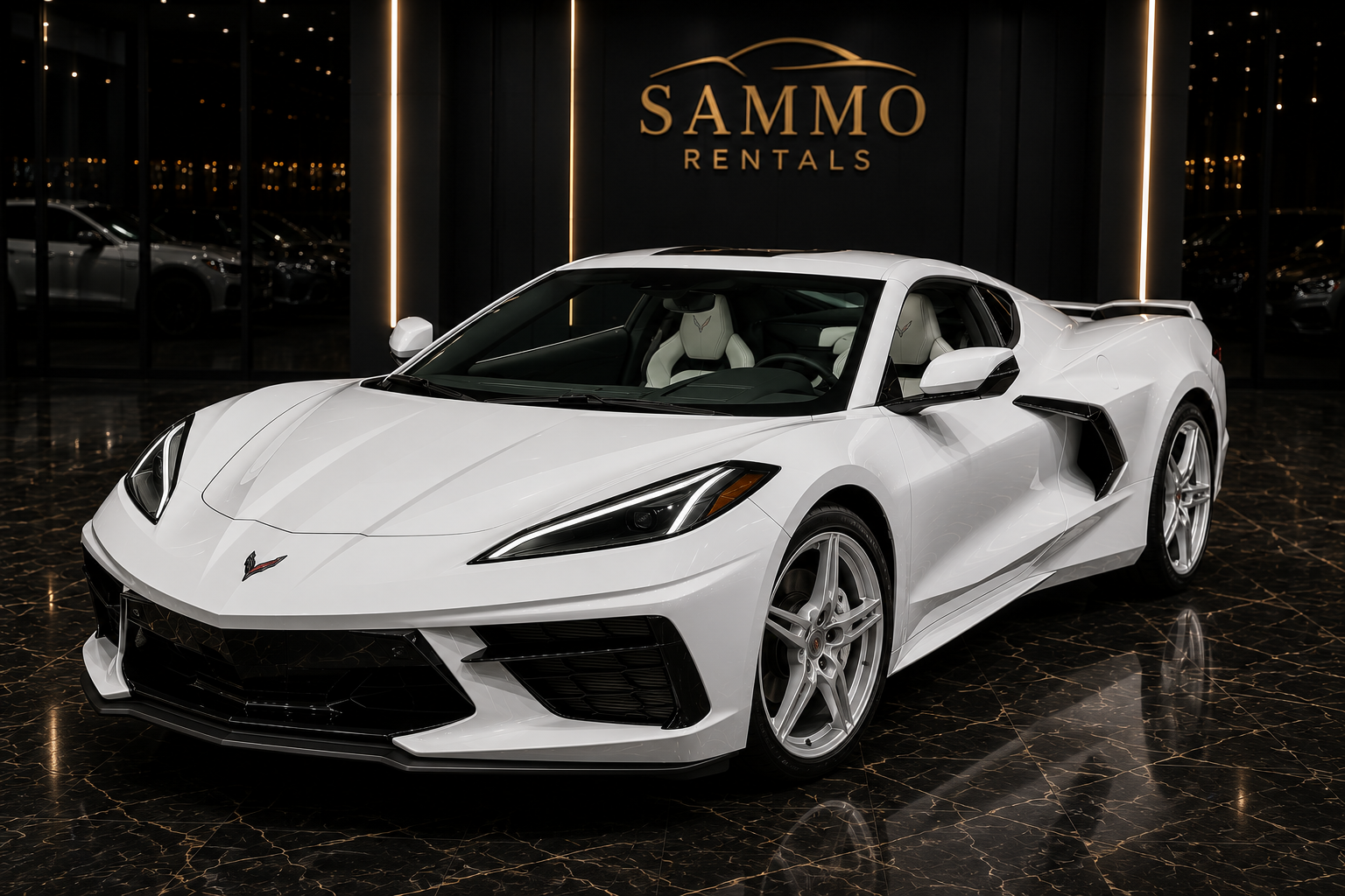 2024 Chevrolet Corvette C8 Stingray – White on White