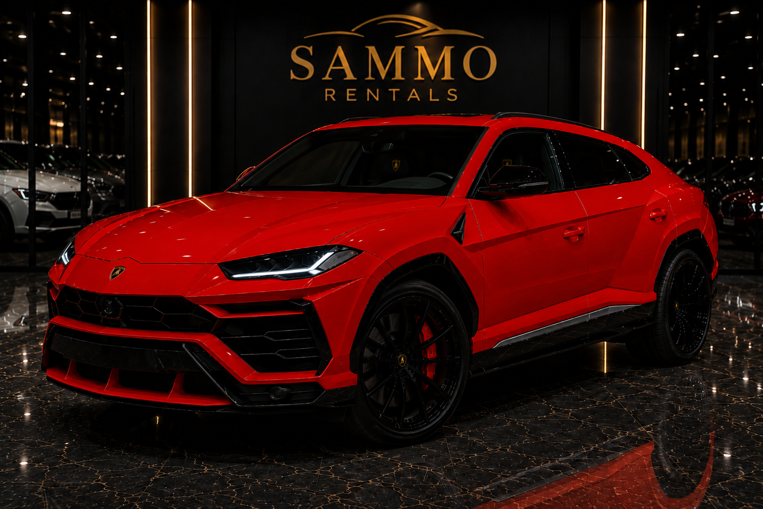 Lamborghini Urus – Red Exterior / Black Interior