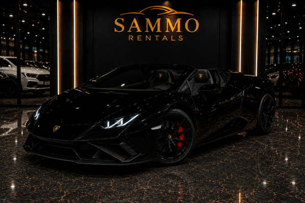 Lamborghini Huracán EVO Spyder – Black Exterior / Black Interior
