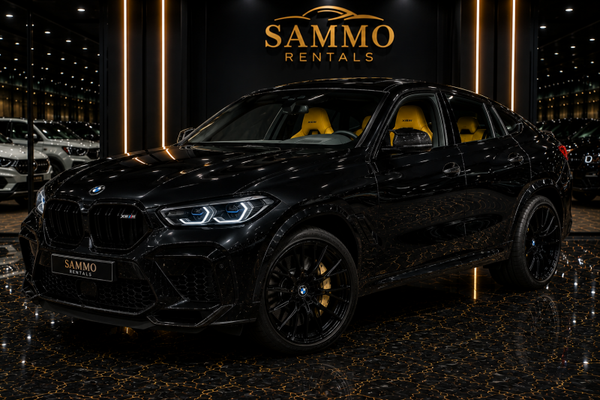 BMW X6 M Competition – Black Exterior / Black & Yellow Interior