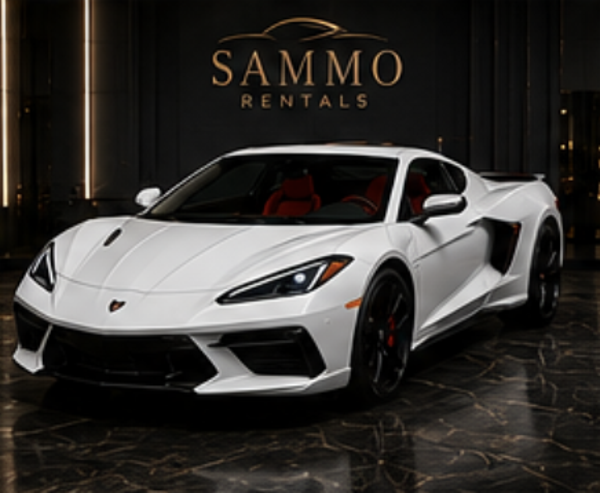 2021 Chevrolet Corvette C8 Stingray – White / Red Interior