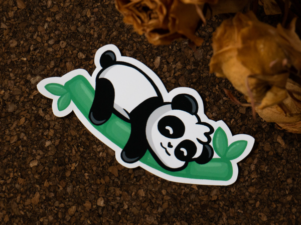 Bamboo Panda Sticker