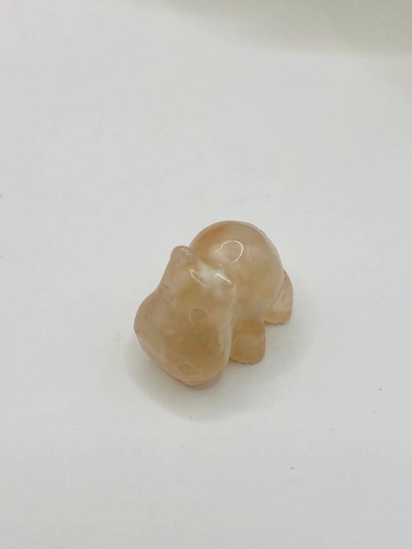 Mini Blumenachat Hippo