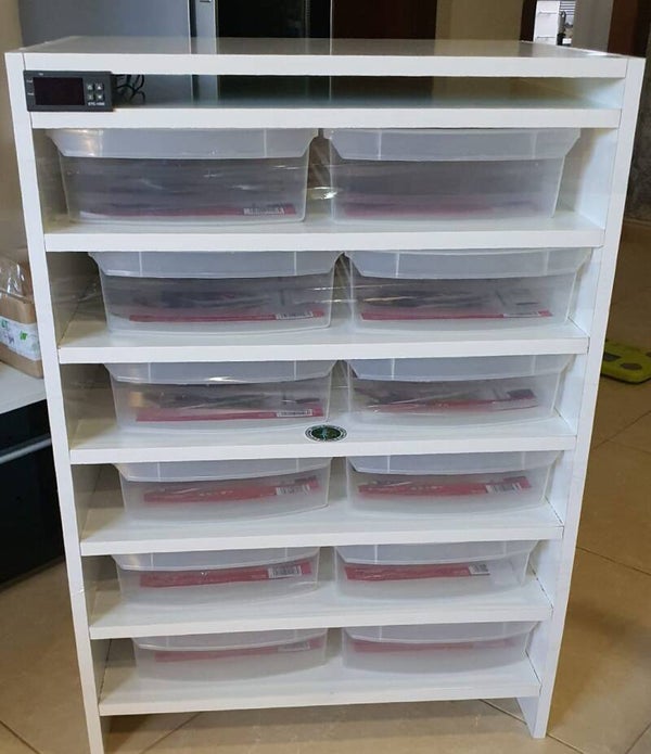 Rack melamina blanca