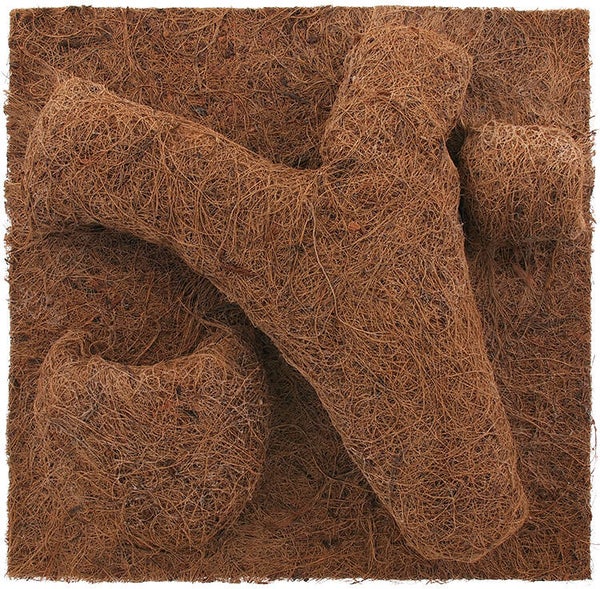 Panel fibra de coco con huecos para plantación