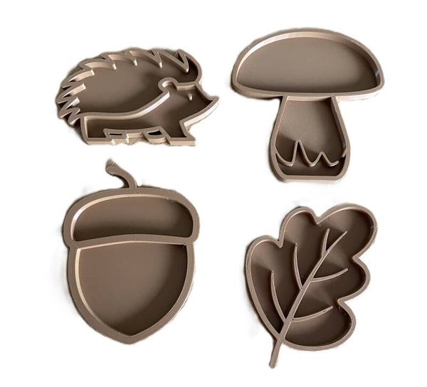 Vulvormen herfst 4 stuks