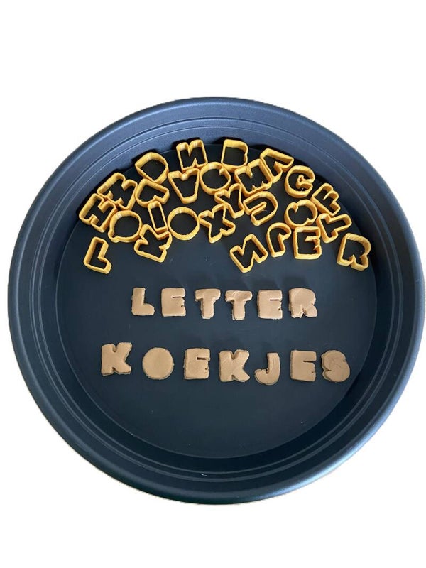 Uitsteekvormen letterkoekjes