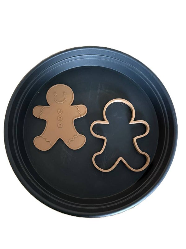 3D peperkoekmannetje met uitsteekvorm
