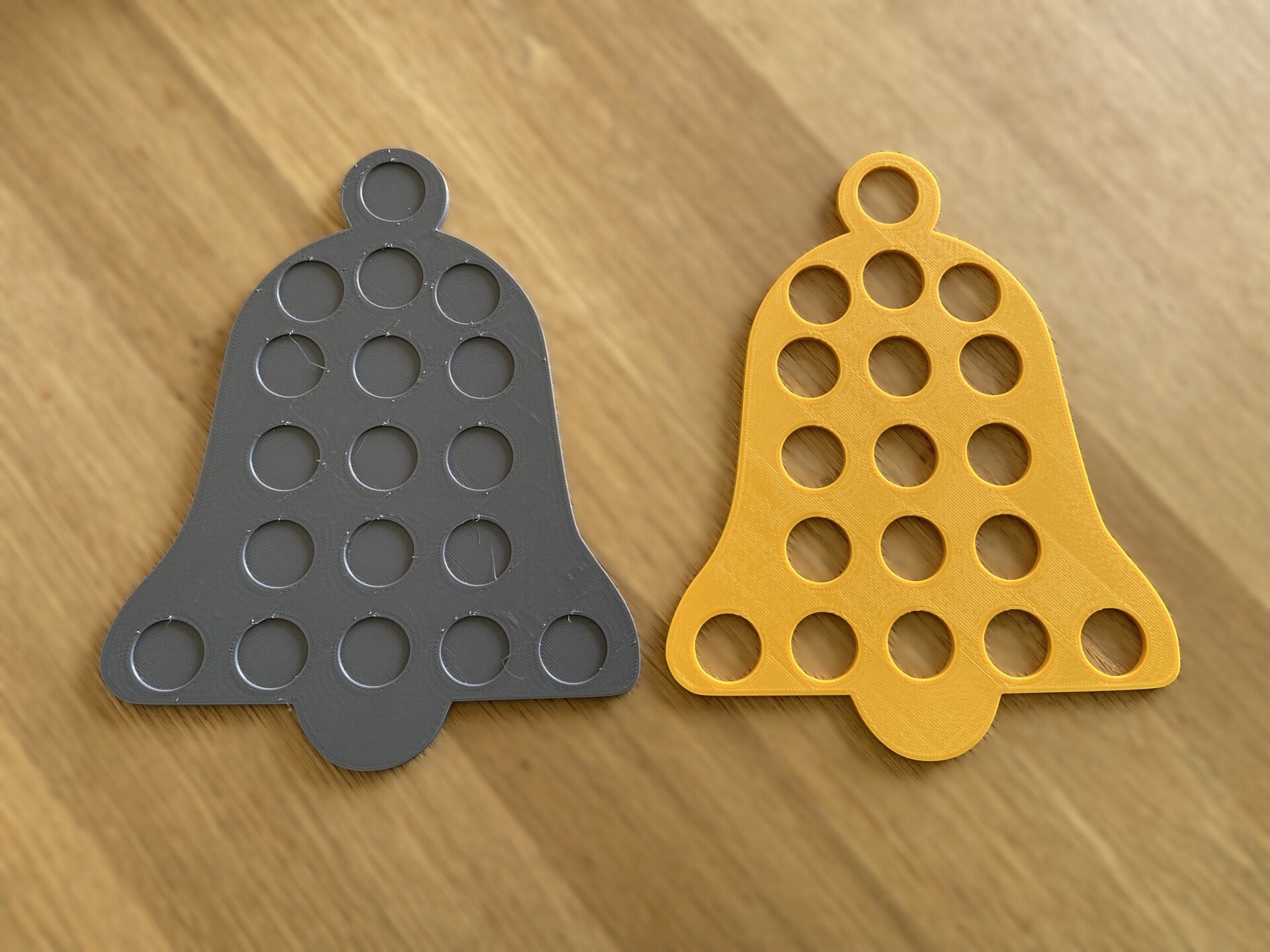 Paasklok voor magnetische fiches