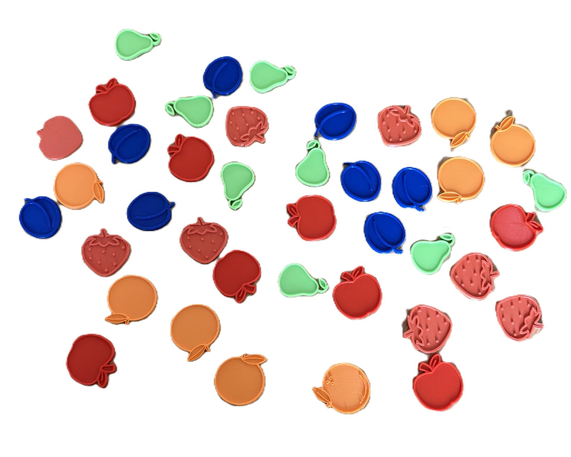 Loose parts fruit rupsje nooitgenoeg