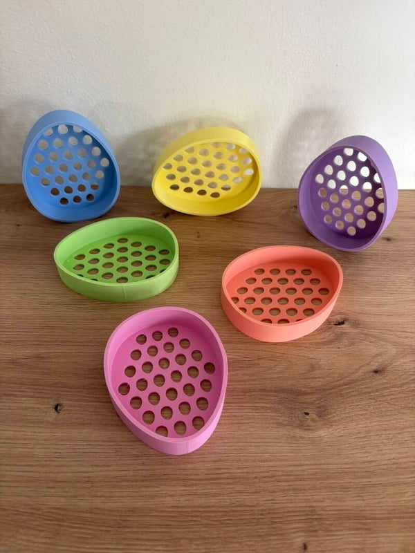 Zeefje in de vorm en een ei