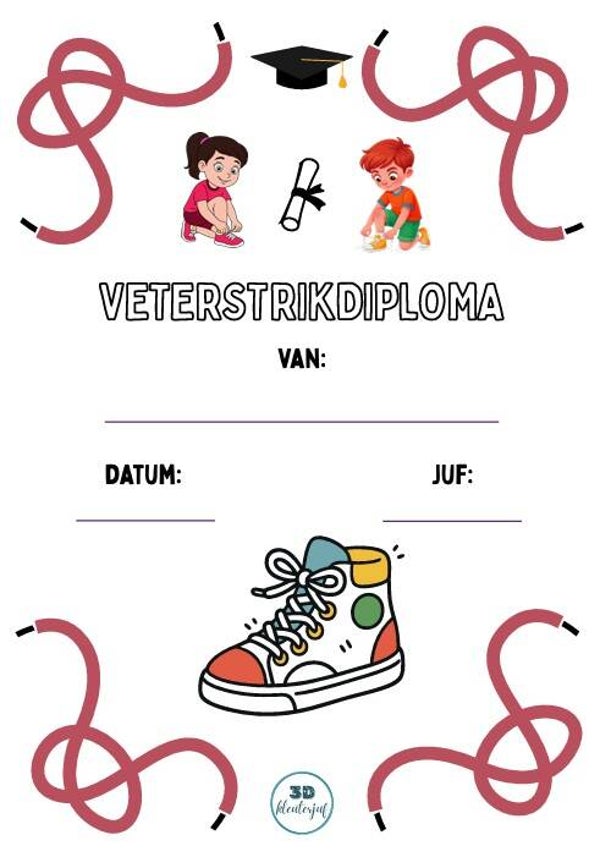 Veterstrikdiploma juf