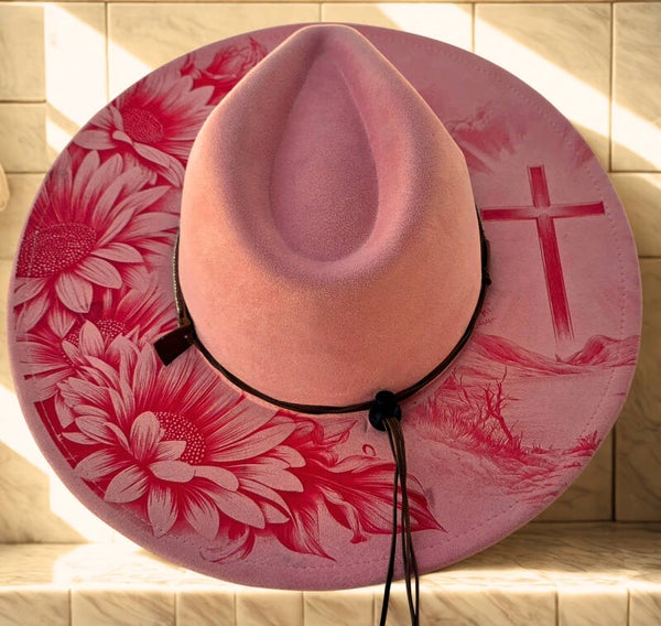 Pink Cross Hat