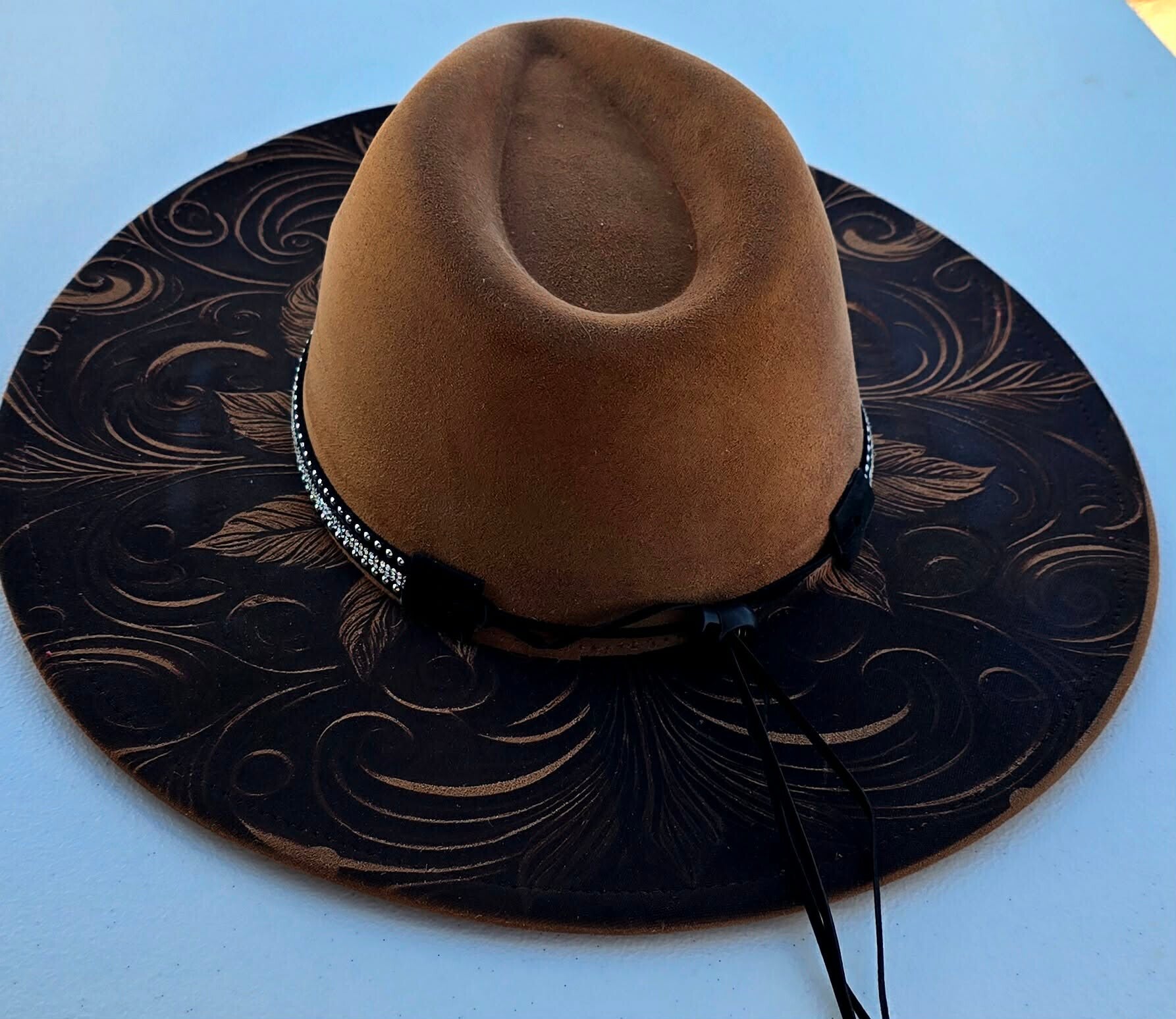 Wid brimmed hat Brown