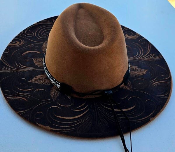 Wid brimmed hat Brown