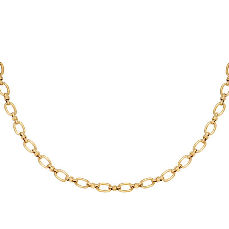 schakel ketting lemming small goud