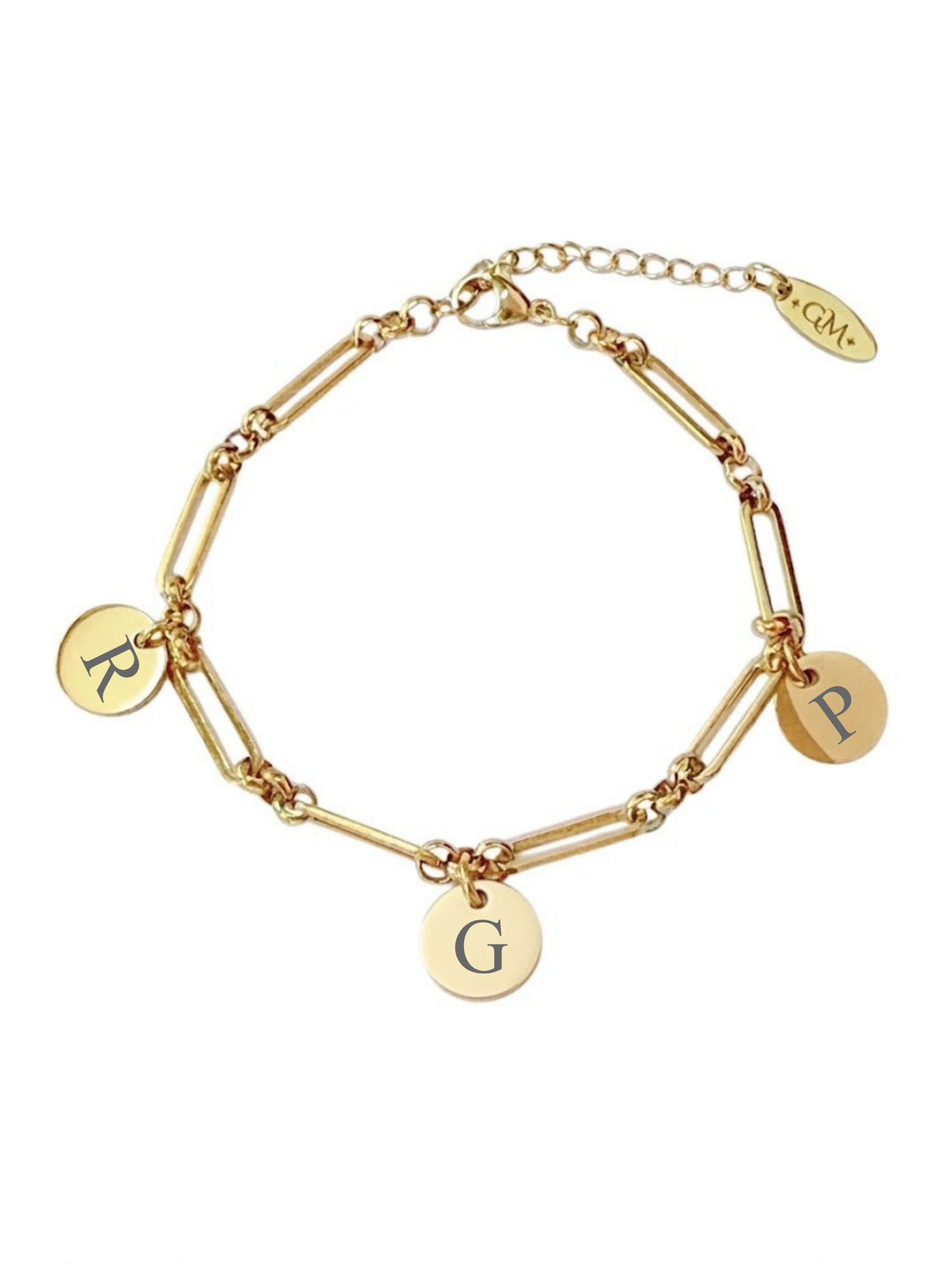 armband bedels muntjes gepersonaliseerd