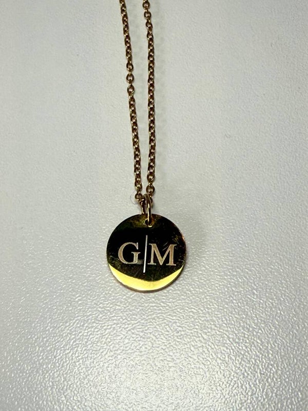 Ketting initialen optie 2