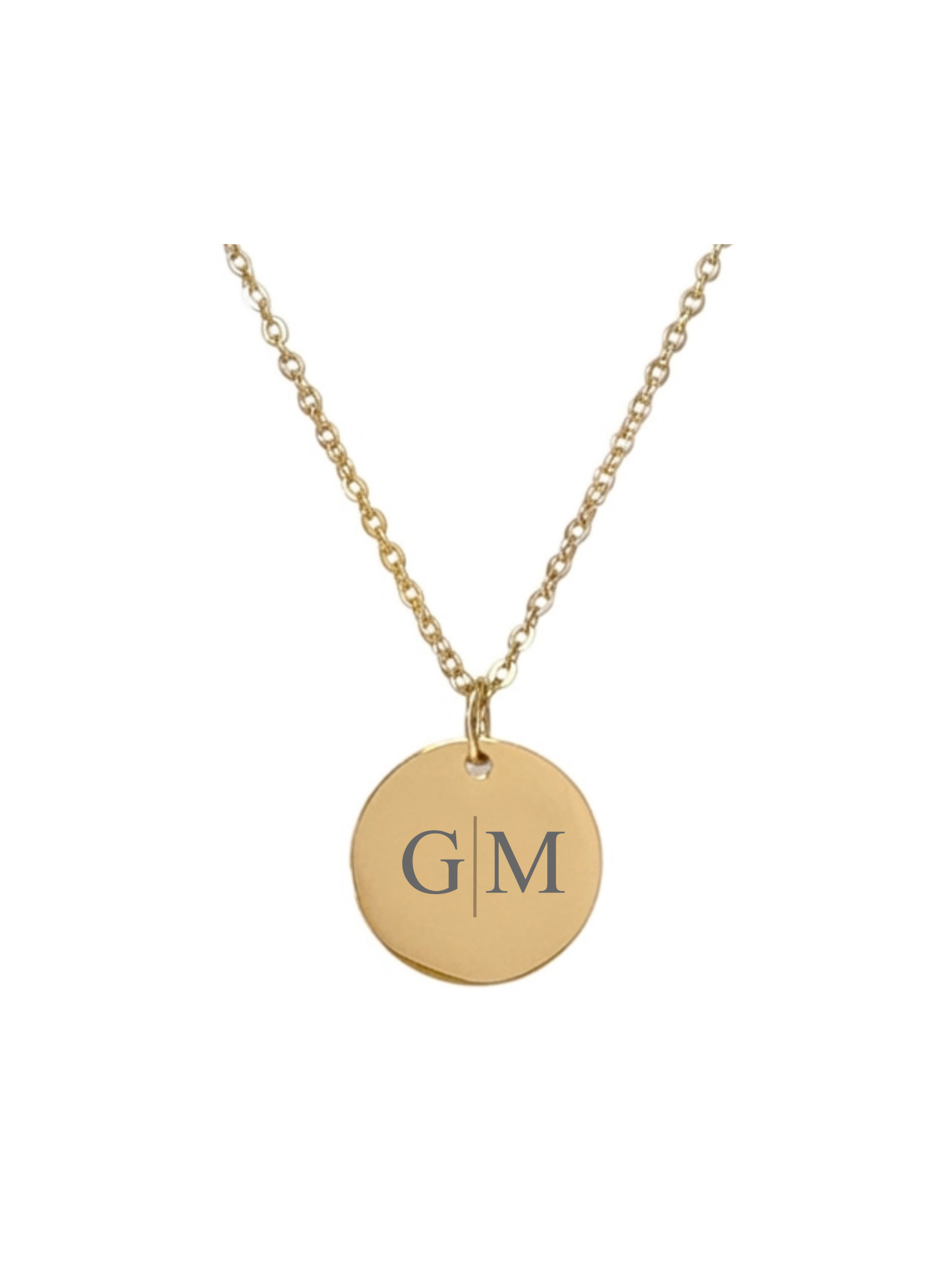 Ketting Initialen goudkleurig