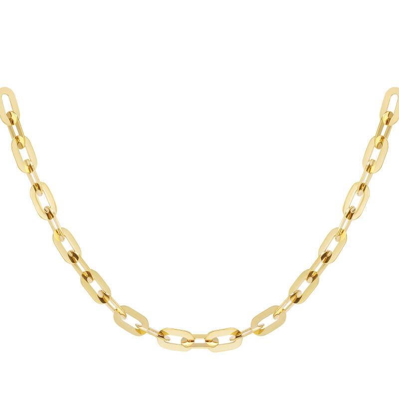 oorbellen oval chain 