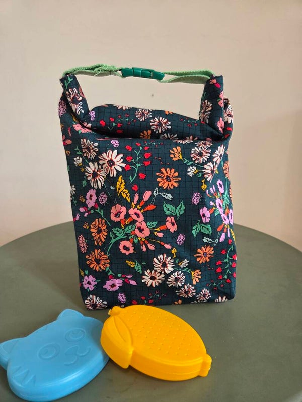 Lunchbag thermo "groen-groen"