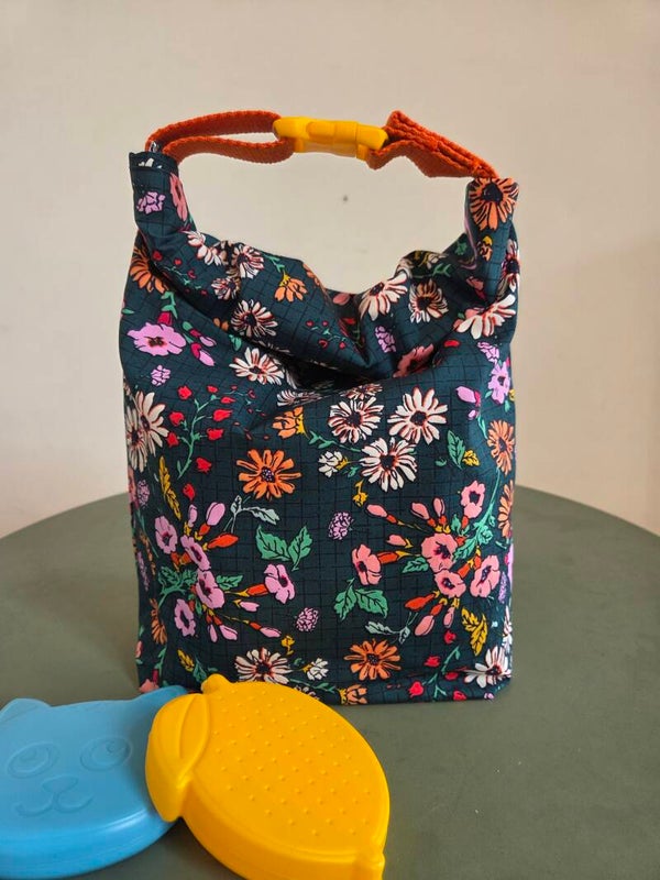 Lunchbag thermo "oranje-geel"