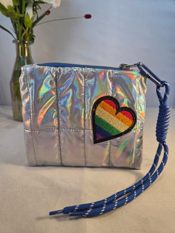 ritstasje -hartje in regenboogkleuren-